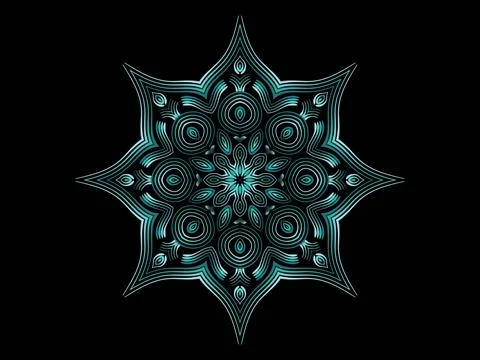 Mandala Design Illustration Stock Illustration