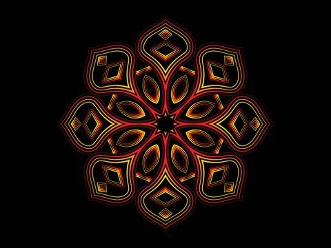 Mandala Design Illustration Stock Illustration