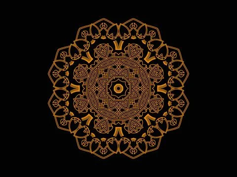 Mandala Design Illustration Stock Illustration