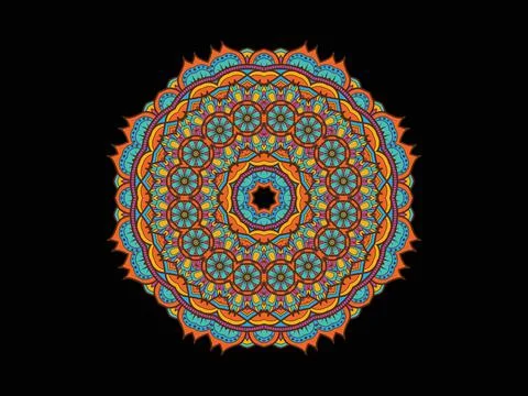 Mandala Design Illustration Stock Illustration