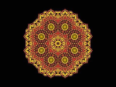 Mandala Design Illustration Stock Illustration