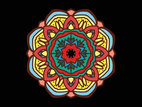 Mandala Design Illustration Stock Illustration