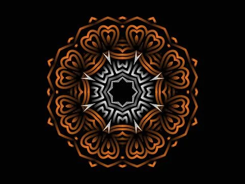 Mandala Design Illustration Stock Illustration