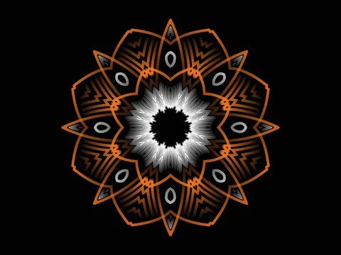 Mandala Design Illustration Stock Illustration