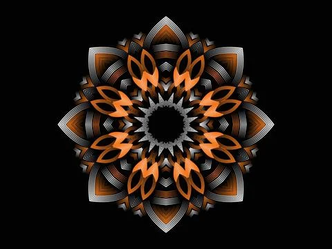 Mandala Design Illustration Stock Illustration