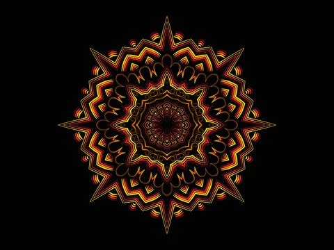 Mandala Design Illustration Stock Illustration