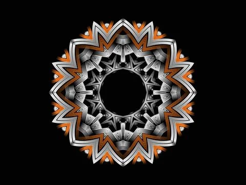 Mandala Design Illustration Stock Illustration