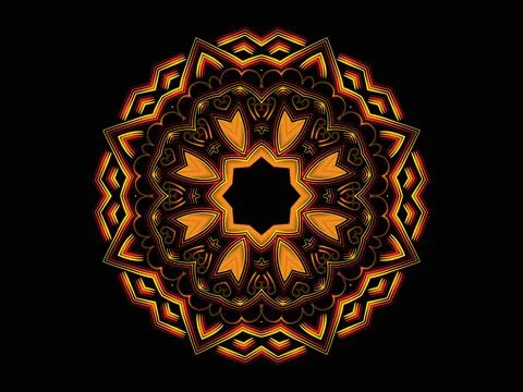 Mandala Design Illustration Stock Illustration