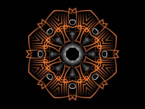 Mandala Design Illustration Stock Illustration