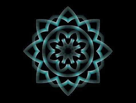 Mandala Design Illustration Stock Illustration