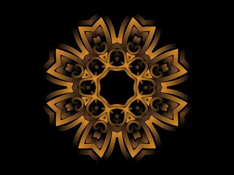 Mandala Design Illustration Stock Illustration