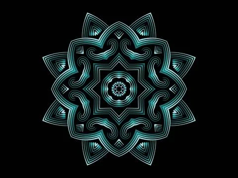 Mandala Design Illustration Stock Illustration