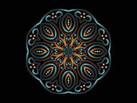 Mandala Design Illustration Stock Illustration
