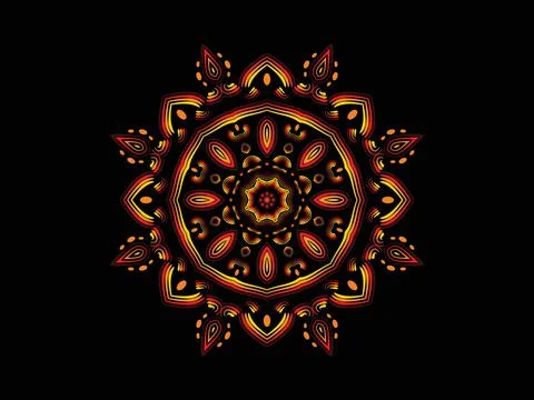 Mandala Design Illustration Stock Illustration
