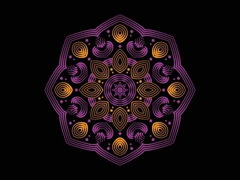 Mandala Design Illustration Stock Illustration
