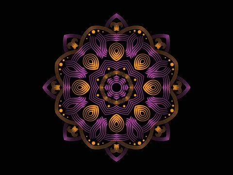 Mandala Design Illustration Stock Illustration