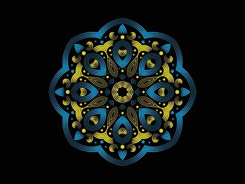 Mandala Design Illustration Stock Illustration
