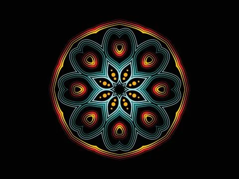Mandala Design Illustration Stock Illustration