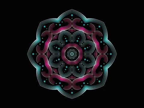 Mandala Design Illustration Stock Illustration