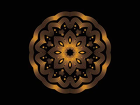 Mandala Design Illustration Stock Illustration