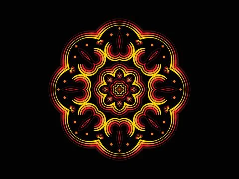Mandala Design Illustration Stock Illustration