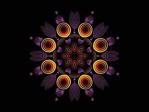 Mandala Design Illustration Stock Illustration