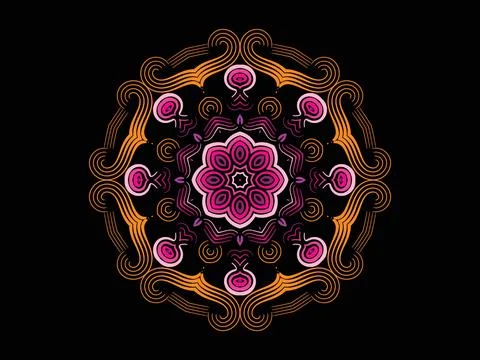 Mandala Design Illustration Stock Illustration