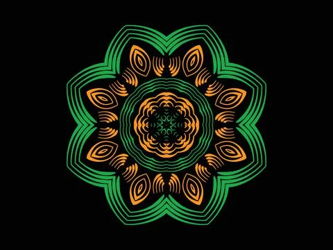 Mandala Design Illustration Stock Illustration