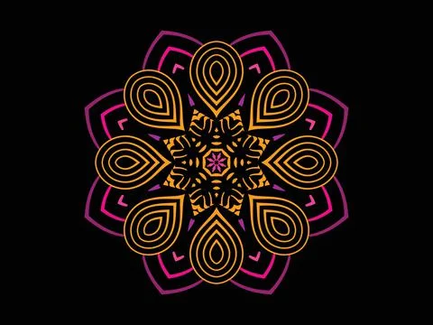 Mandala Design Illustration Stock Illustration