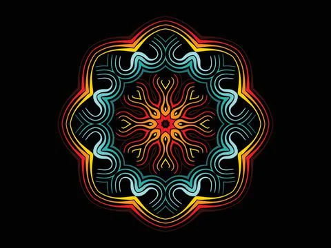 Mandala Design Illustration Stock Illustration