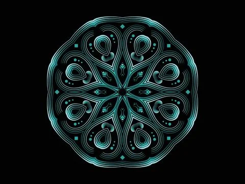 Mandala Design Illustration Stock Illustration