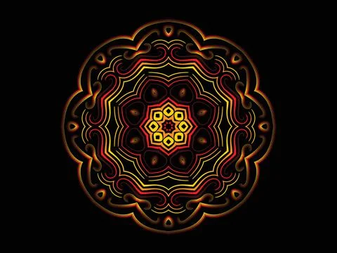 Mandala Design Illustration Stock Illustration