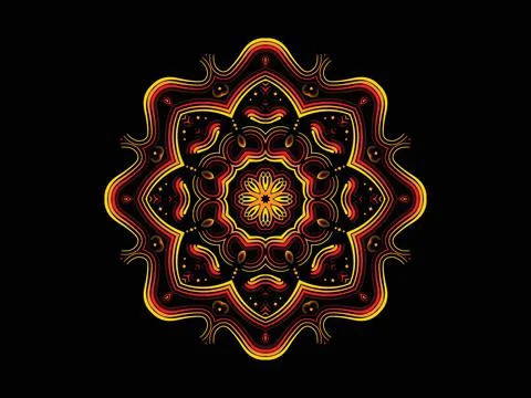 Mandala Design Illustration Stock Illustration