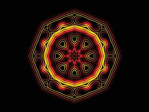 Mandala Design Illustration Stock Illustration