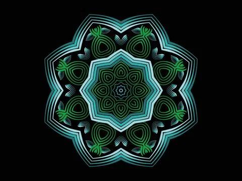 Mandala Design Illustration Stock Illustration