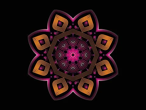 Mandala Design Illustration Stock Illustration
