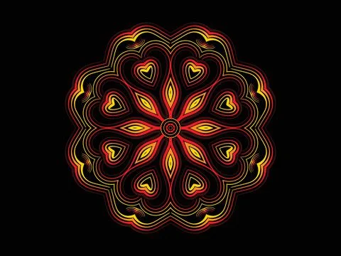 Mandala Design Illustration Stock Illustration