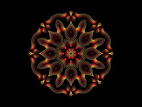 Mandala Design Illustration Stock Illustration