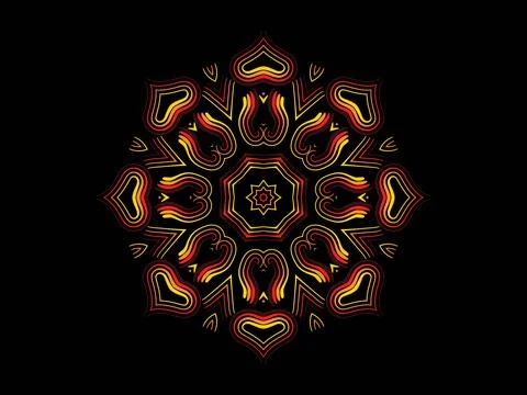 Mandala Design Illustration Stock Illustration