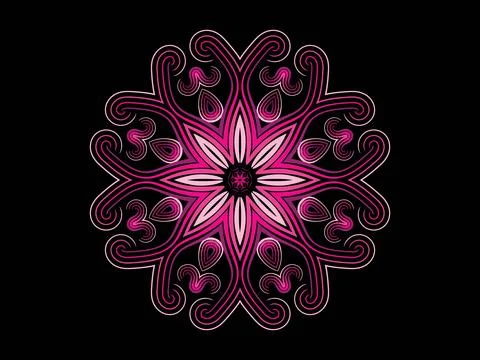 Mandala Design Illustration Stock Illustration