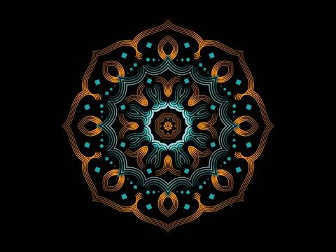 Mandala Design Illustration Stock Illustration