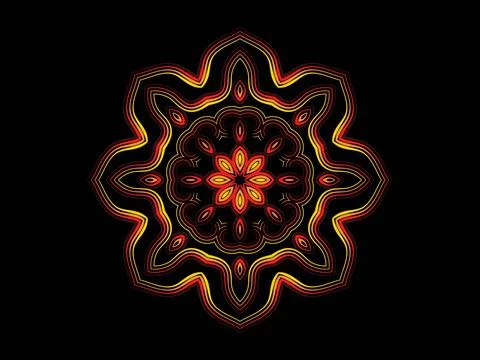 Mandala Design Illustration Stock Illustration