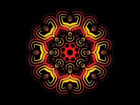 Mandala Design Illustration Stock Illustration