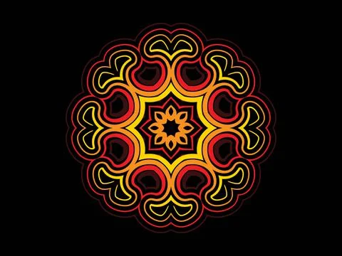 Mandala Design Illustration Stock Illustration