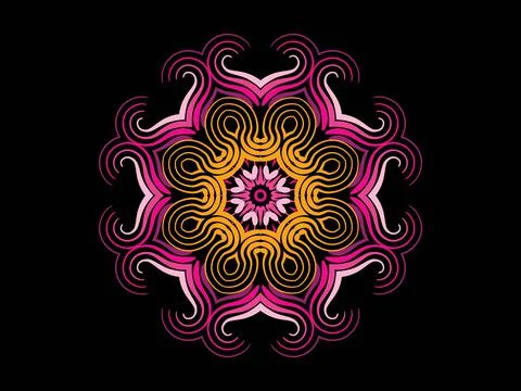 Mandala Design Illustration Stock Illustration