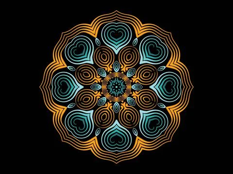 Mandala Design Illustration Stock Illustration