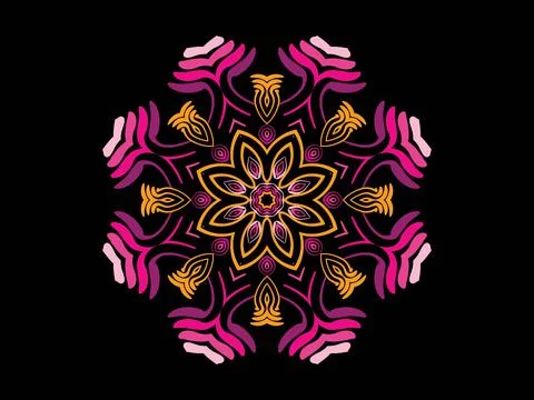 Mandala Design Illustration Stock Illustration