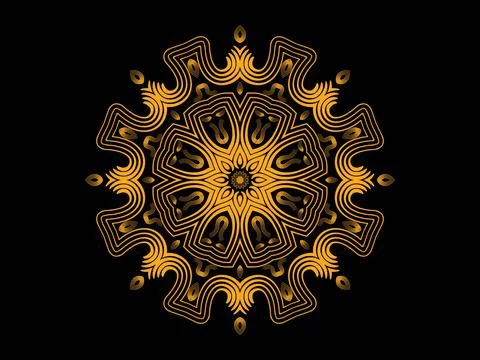 Mandala Design Illustration Stock Illustration