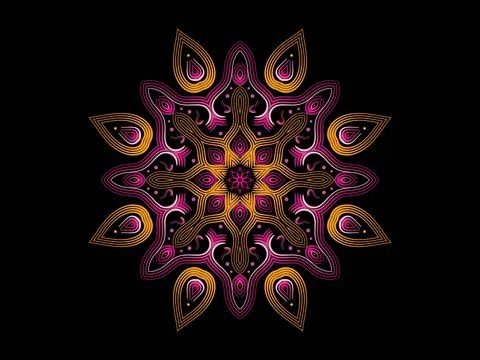Mandala Design Illustration Stock Illustration