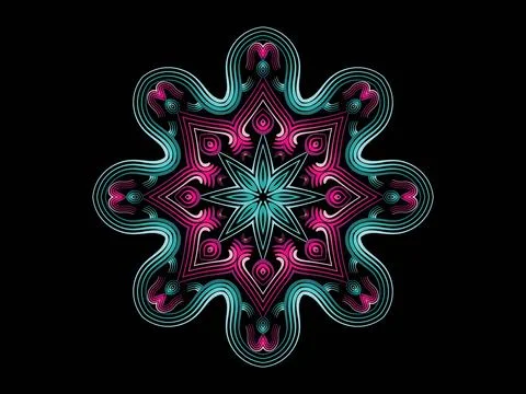 Mandala Design Illustration Stock Illustration